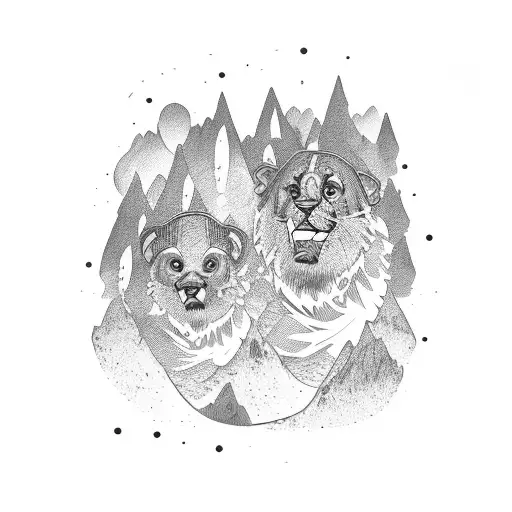 Hiking Father And Son