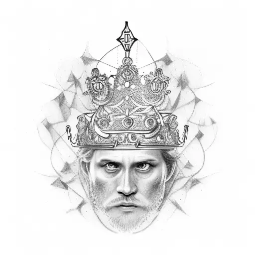 Letters Ludwig In The Shape Of A Crown