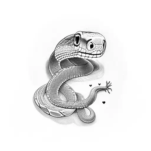 Snake With Heart