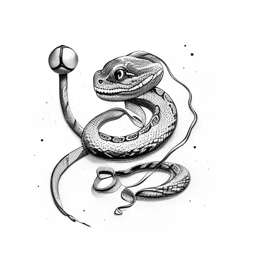 Boxing Golve With Pizza And Snake