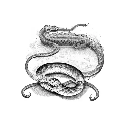 A Beer Bottle Morphing Into A Snake