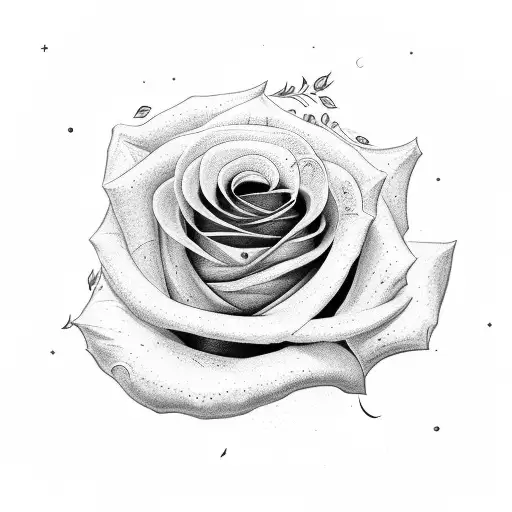 Create A Tattoo Of Rose With The Name Elida