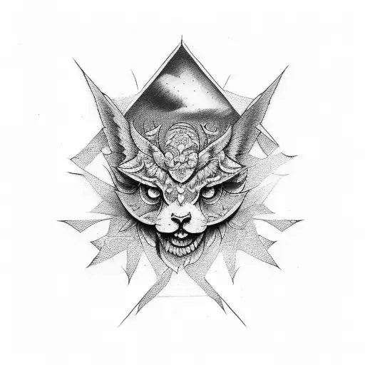 Back Tatto With Single Wing