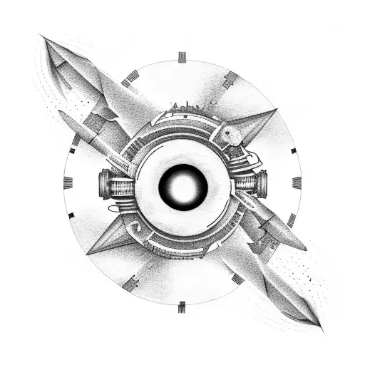 Blackhole Guitar Airplane