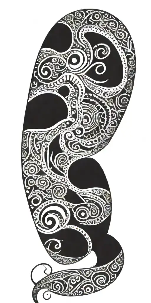 Maori Design Incorporating Symbols