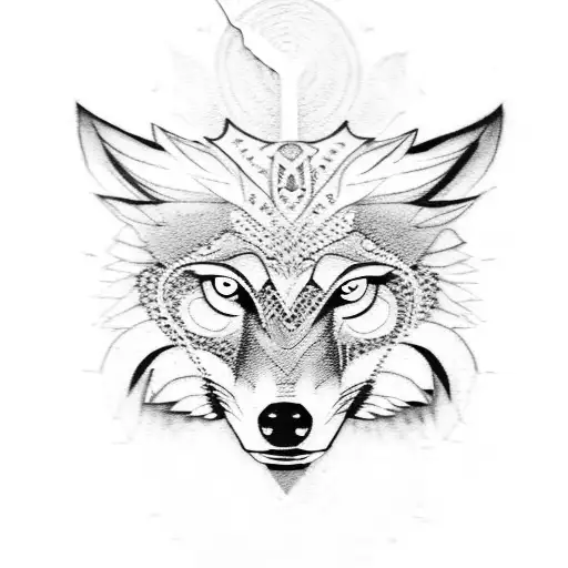 Wolf Inside Of An Owl