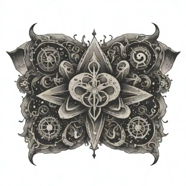 A Rom-inspired Design Incorporating Medical Symbols