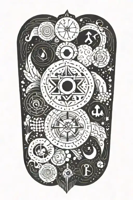 A Rom-inspired Design Incorporating Medical Symbols