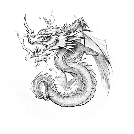Dragon Around The Arm