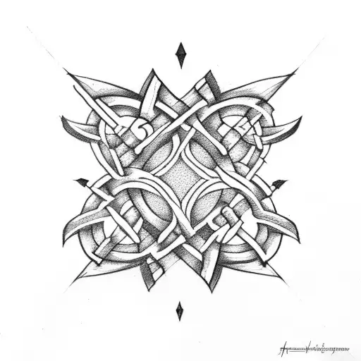 Arrow With Celtic Knot