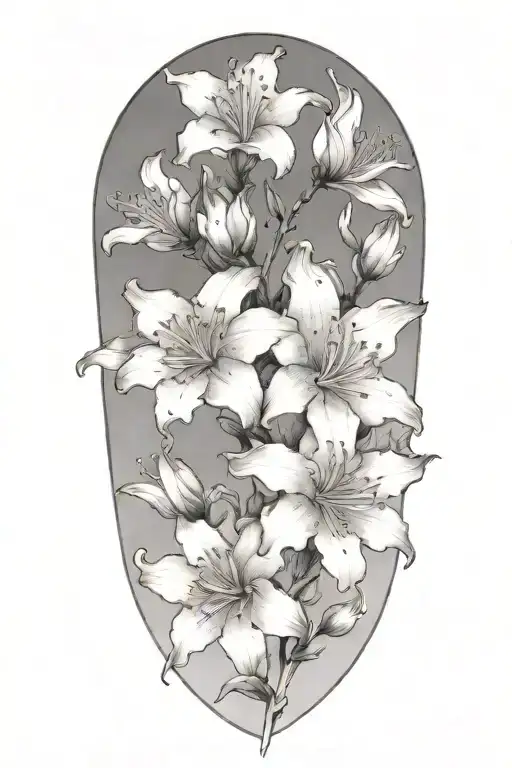 Azaleas With Thick Shading