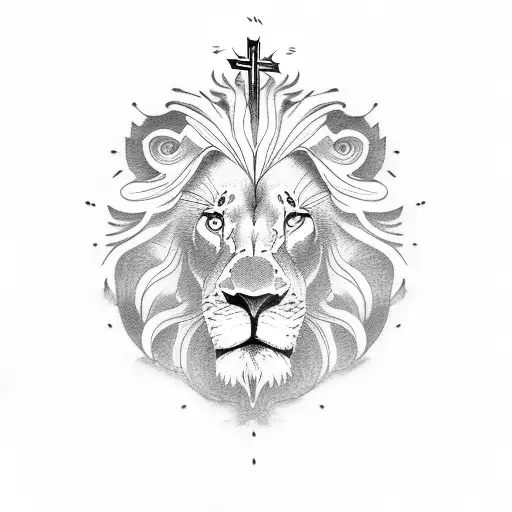 Jesus To Cross To Lion