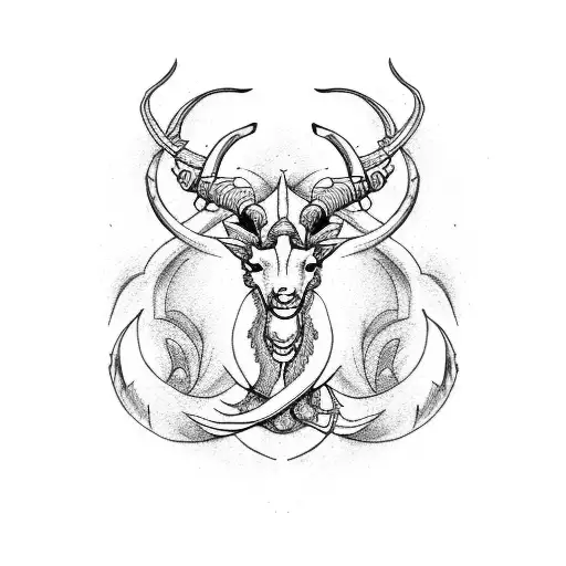 Capricorn Sign Electroguitar