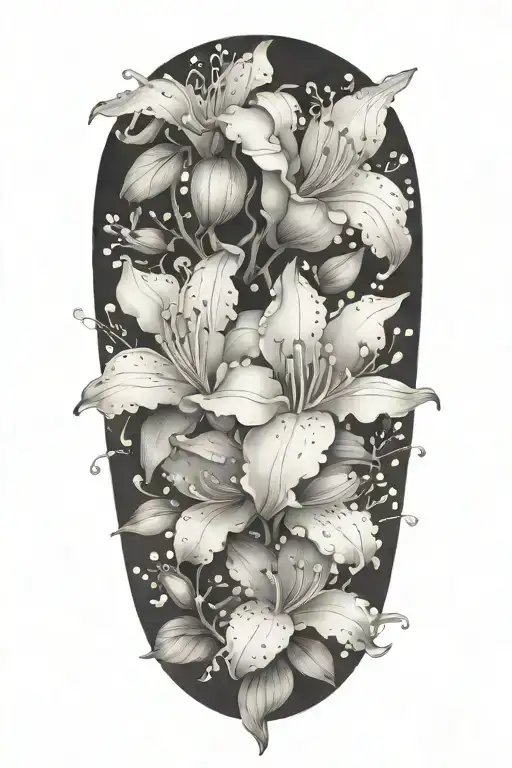 Azaleas With Thick Shading