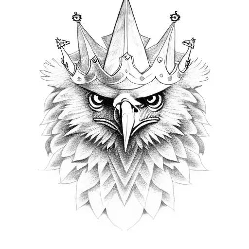 Eagle With A Crown