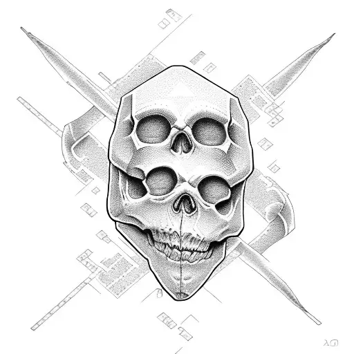 Lowpoly Y2k Skeleton