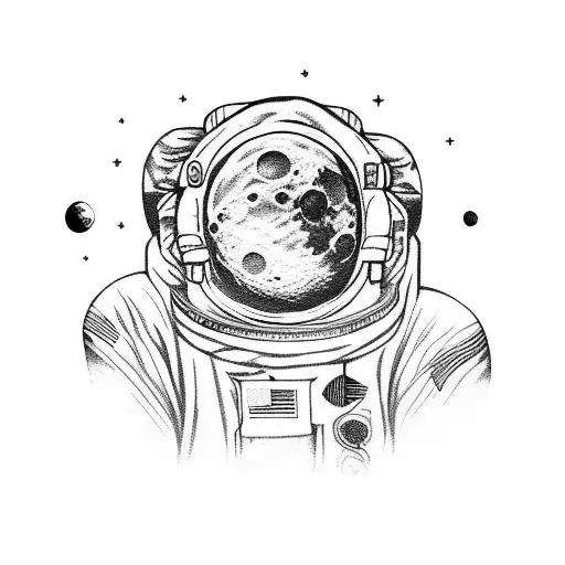 Astronaut On The Moon