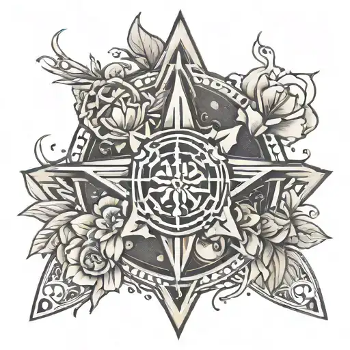 Star Wars Jedi Symbol With Florals