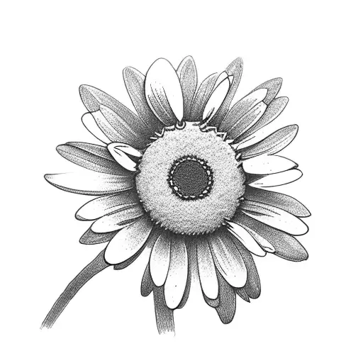 Daisy Flower Drawing
