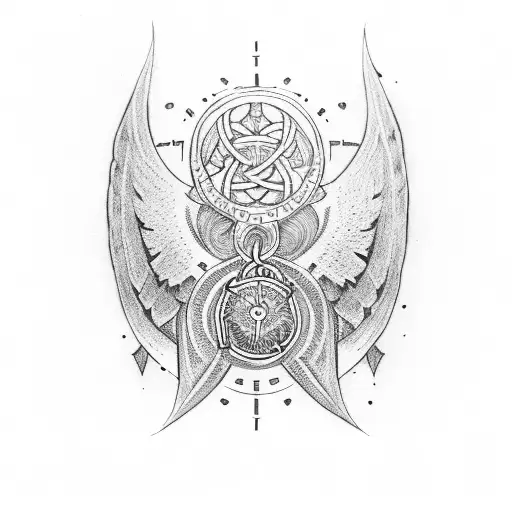 Viking Vegvisir Neck Wing