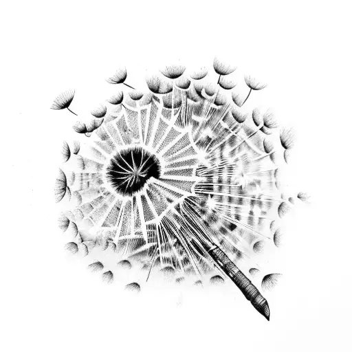 Lute With Dandelion Flowers