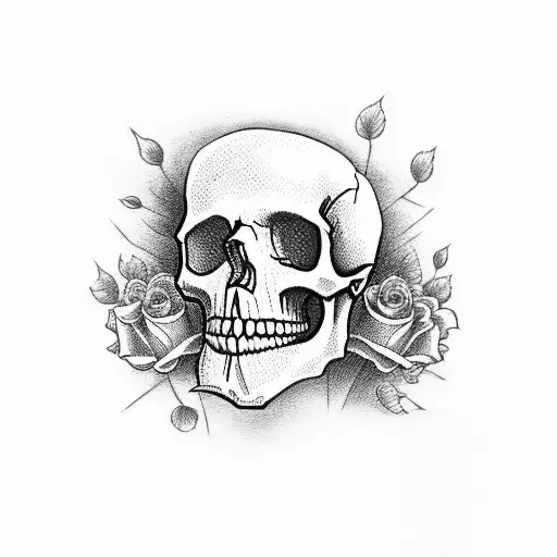 Skull And Roses