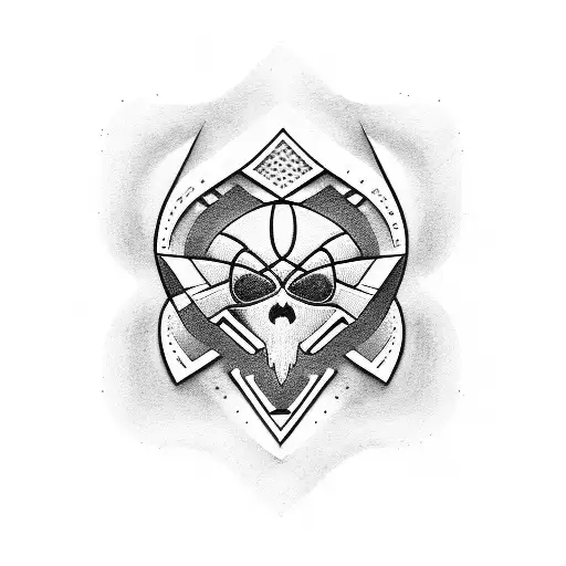 Psychology Symbol Incorporated Into A Fashionable Basketball Jersey Design