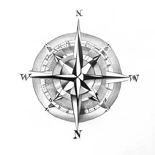 Compass With Book