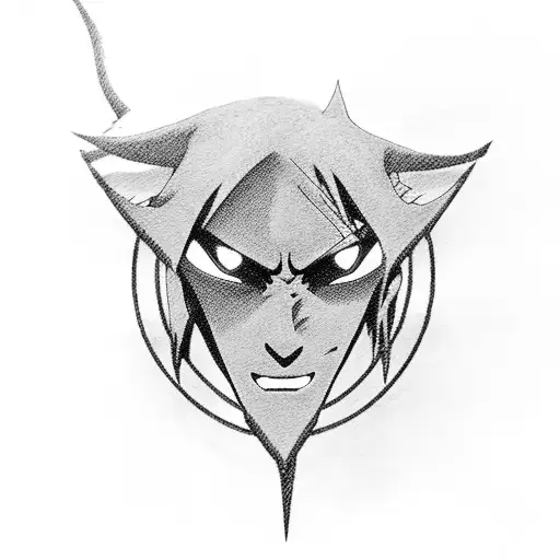 Silhouette Of Itachi And Sasuke But Sasuke Is In The Front