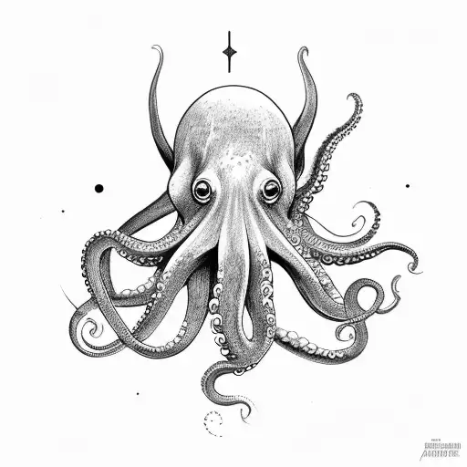 Octopus With Sagittarius