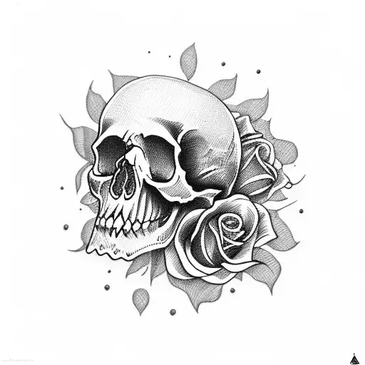 Skull And Roses