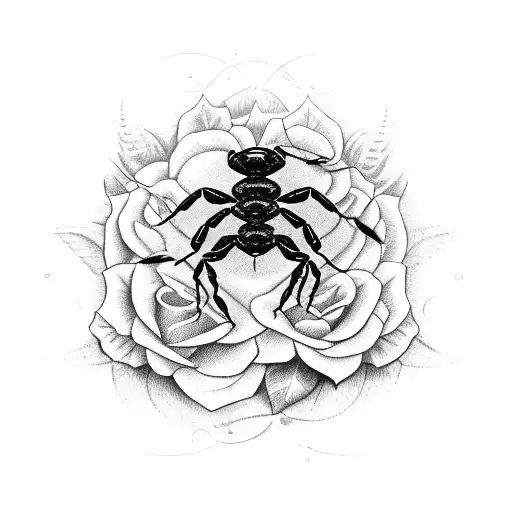 Scorpion With 2 Roses