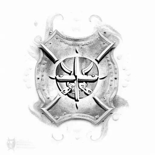 Raiders Shield With Pirate Girl