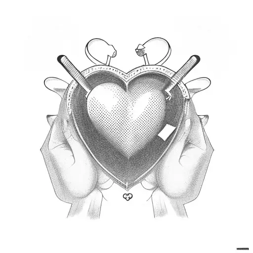 Prison Bars Transformed Into A Heart Symbolizing Love And Loyalty