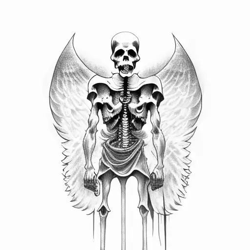 Grim Reaper With Angel