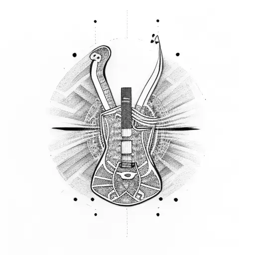 Guitar With Araucaria