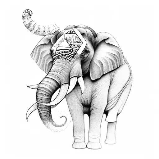Elephant With Bull Features