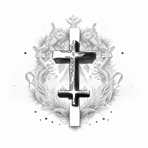 Rest In Peace Cross With Mini Car