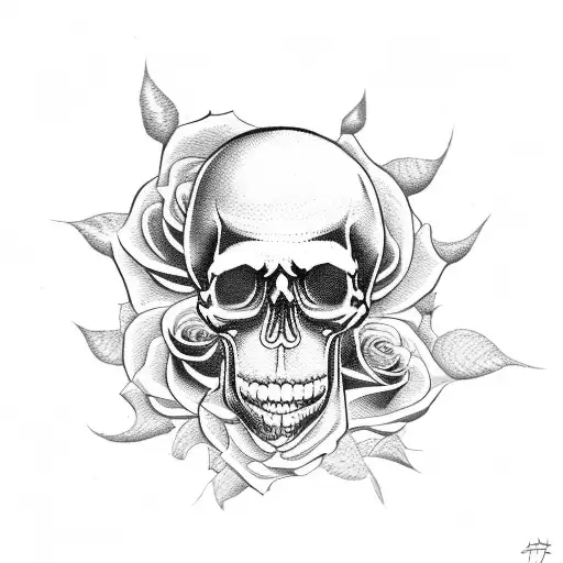 Smile Skull Rose Smooke