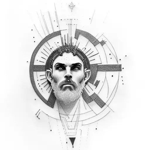 Greek Prometheus Helios Travel Minimalistic