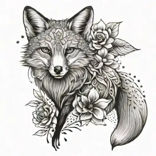 Fox Female Flower Feminine