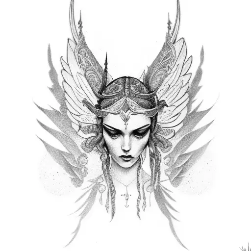 Horizontal Tattoo With Number 333 With Single Angel Wing