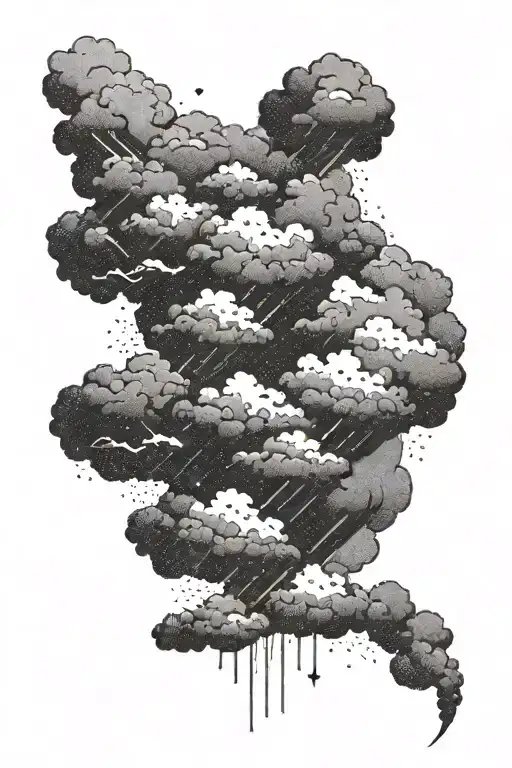 A Cloud From Which Lightning Strikes