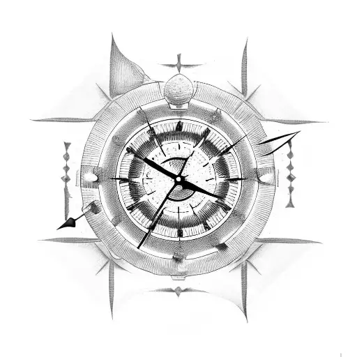 Stairwell To A Clock