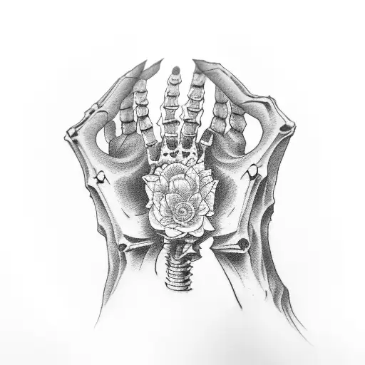 Skeleton Hand On My Hand