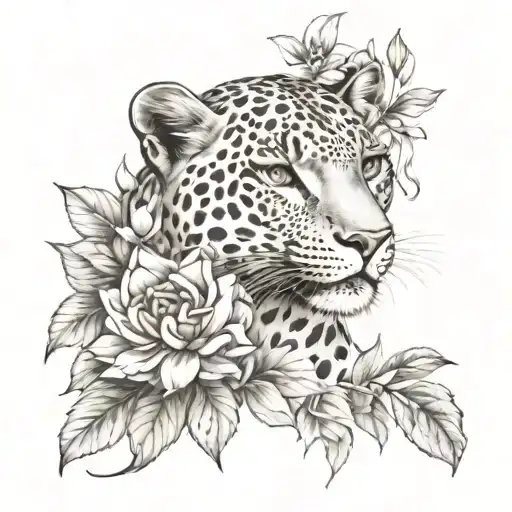 Leopard Female Flower Feminine