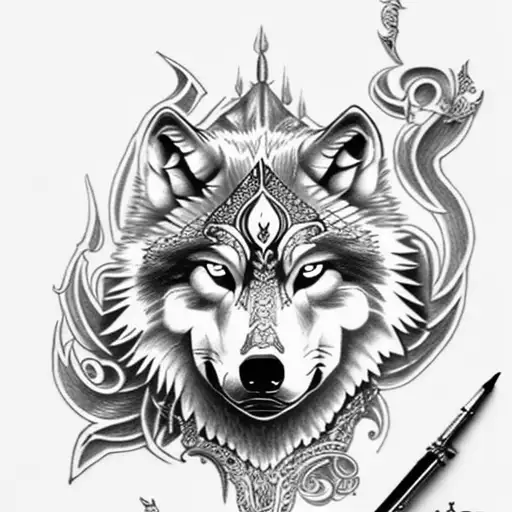 Wolf Crest And Jewel