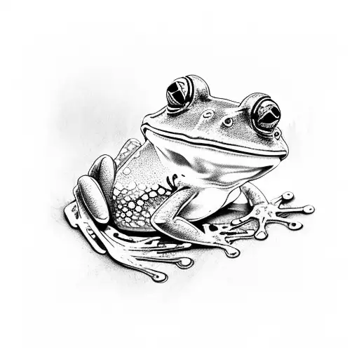 Frog In The Rain