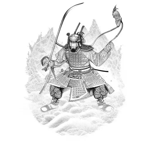 Japanese Samurai Mythology