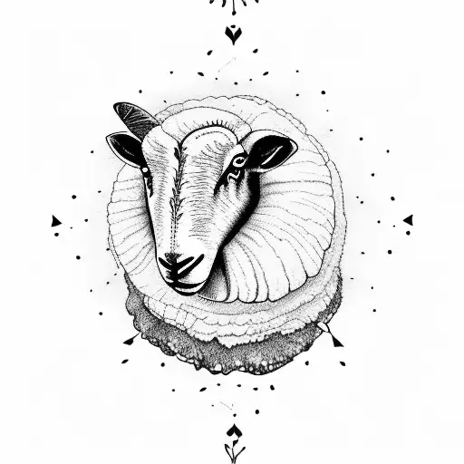 Sheep On A Mountain Bike Playing Music